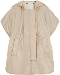 Weekend by Maxmara - Reversible Water-Repellent Canvas Cape - Lyst