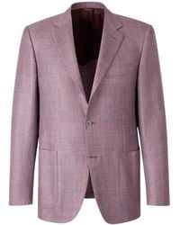 Canali - American Straight Plaid Blazer - Lyst
