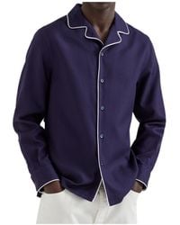 Brunello Cucinelli - Contrast-Trim Shirt - Lyst