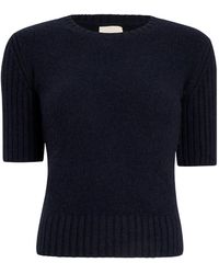 KHAITE - Mia Short-Sleeved Jumper - Lyst