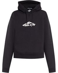 DSquared² - D2 Logo Printed Drawstring Hoodie - Lyst