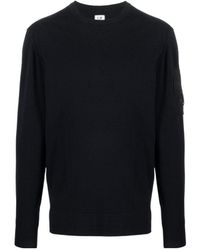 C.P. Company - Extafine Knitted Crewneck Jumper - Lyst