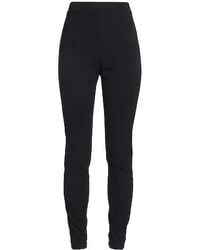 Max Mara - Solid Color Stretch Leggings - Lyst