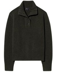 Nili Lotan - Long-Sleeved Knitted Pullover - Lyst