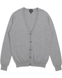 Armani Jeans - V-Neck Knitted Cardigan - Lyst