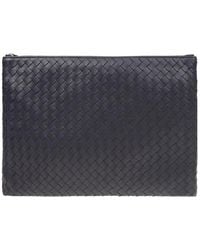 Bottega Veneta - Intrecciato Leather Wash Bag - Lyst