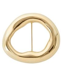 JOSEPH - Bean Logo-Detail Brooch - Lyst