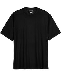 Y-3 - Straight Hem Crewneck T-Shirt - Lyst
