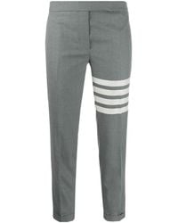Thom Browne - 4-Bar Tailored Cropped Pants - Lyst