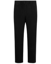Homme Plissé Issey Miyake - Pleated Casual Trousers - Lyst