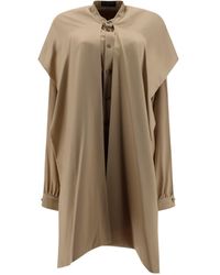 Balenciaga - Hooded Long-Sleeved Blouse - Lyst