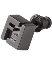 Fendi - Ff Cube Earring - Lyst