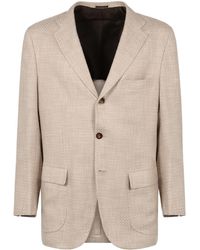 Kiton - Single-Breasted Tailored Blazer - Lyst