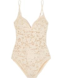 Zimmermann - Laced Sleeveless Bodysuit - Lyst