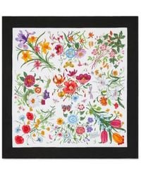 Gucci - Printed Silk Wool Shawl - Lyst
