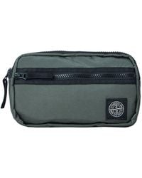 Stone Island - Logo Zip Belt Bag - Lyst