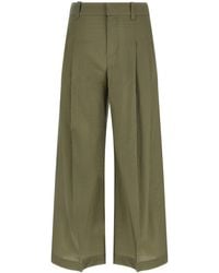 Brunello Cucinelli - Pleated Wide-Leg Trousers - Lyst