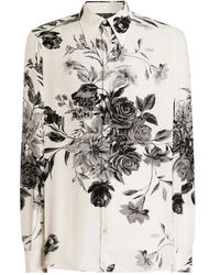 Dolce & Gabbana - Flower Bouquet-Printed Jacquard Shirt - Lyst