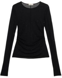 Blumarine - Embellished Crewneck T-Shirt - Lyst