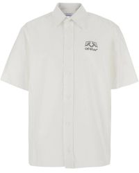 Off-White c/o Virgil Abloh - Button-Up Short-Sleeved Shirt - Lyst