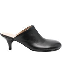 Marsèll - Marsèll Spilla Round-Toe Mules - Lyst