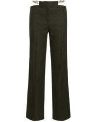 AYA MUSE - Embossed Casual Pants - Lyst