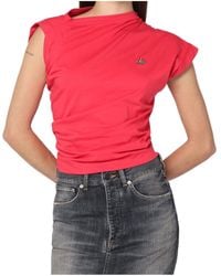 Vivienne Westwood - Logo-Embroidered Short-Sleeved T-Shirt - Lyst