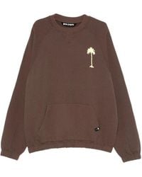 Palm Angels - Graphic-Print Pouch-Pocket Sweater - Lyst