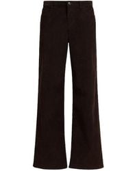 The Row - Eglitta Wide Leg Courduroi Cotton Pants - Lyst