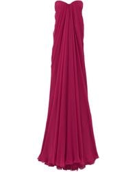 McQueen - Bustier Evening Dress - Lyst