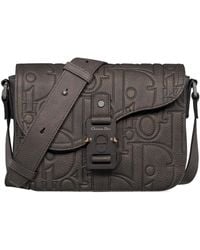 Dior - Small Saddle Messenger Bag With Flap - Lyst