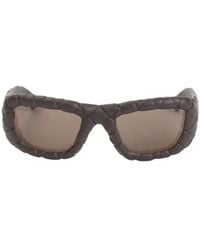 Bottega Veneta - Eyewear Square Frame Sunglasses - Lyst