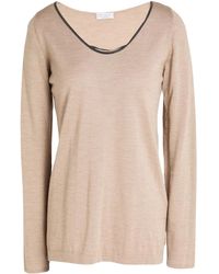 Brunello Cucinelli - Solid Color Jumpers - Lyst