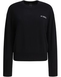 Pinko - Martinica Logo Intarsia Jumper - Lyst