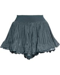 Alaïa - Shorts With Skirt - Lyst