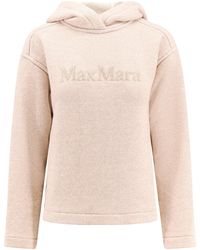 Max Mara - Gary Logo Embroidered Hoodie - Lyst
