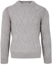 Gran Sasso - Round Neck Sweater - Lyst