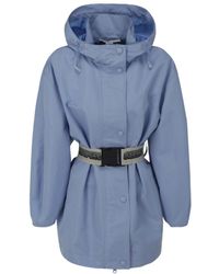 Stella McCartney - Belted Hooded Jacket - Lyst