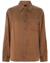 Pinko - Love Birds Intarsia Buttoned Shirt - Lyst