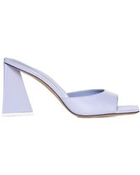 The Attico - The Mini Devon Heeled Mules - Lyst