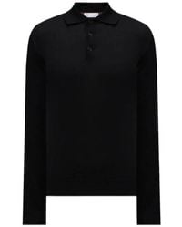 Brunello Cucinelli - Long-Sleeved Knitted Polo Shirt - Lyst