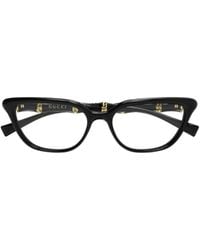 Gucci - Eyewear Cat-Eye Frame Glasses - Lyst
