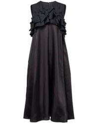 Comme des Garçons - Ruffled Wool Midi Dress - Lyst