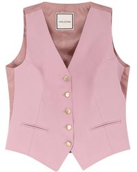 Tagliatore - Gail V-Neck Buttoned Blazer - Lyst
