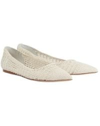 Gabriela Hearst - Milos Woven Leather Ballet Flats - Lyst