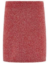 Ferragamo - Bouclé Mini Skirt - Lyst
