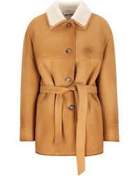 Miu Miu - Long-Sleeve Casual Jacket - Lyst