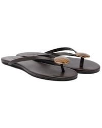 Christopher Esber - Aura Quartz Leather Thong Sandals - Lyst