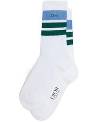 Dior - Homme Three-Tone Striped Socks - Lyst