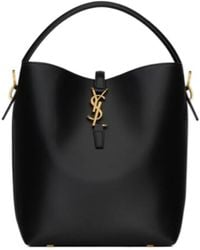 Saint Laurent - Le 37 Logo Plaque Shoulder Bag - Lyst
